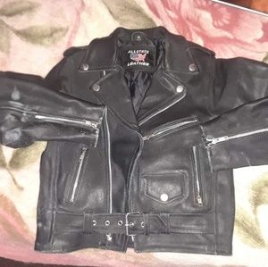 Genuine Leather Jacket kids